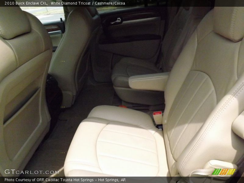 White Diamond Tricoat / Cashmere/Cocoa 2010 Buick Enclave CXL