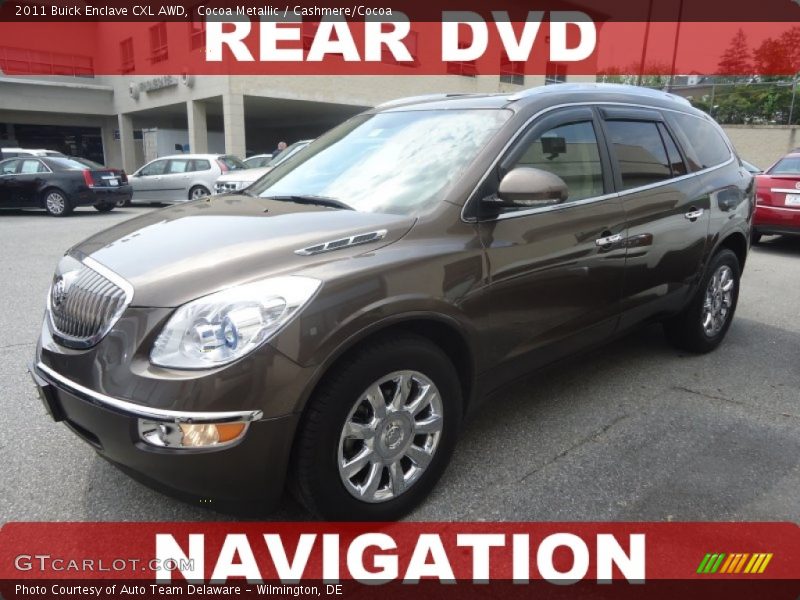 Cocoa Metallic / Cashmere/Cocoa 2011 Buick Enclave CXL AWD