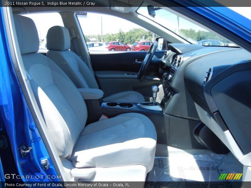 Indigo Blue Metallic / Gray 2011 Nissan Rogue S