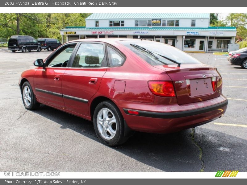 Chianti Red / Dark Gray 2003 Hyundai Elantra GT Hatchback