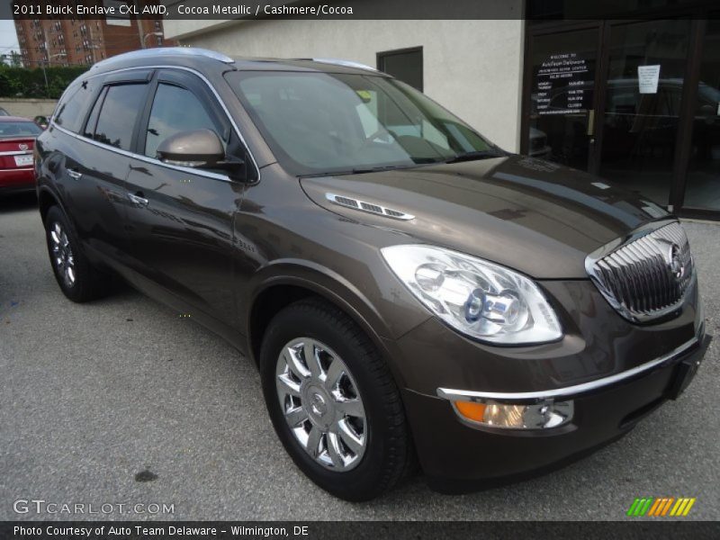 Cocoa Metallic / Cashmere/Cocoa 2011 Buick Enclave CXL AWD