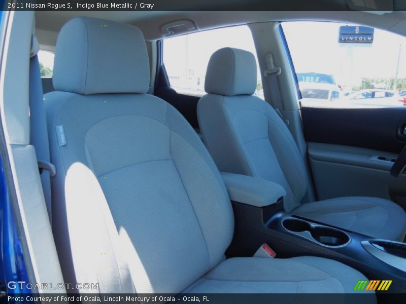 Indigo Blue Metallic / Gray 2011 Nissan Rogue S
