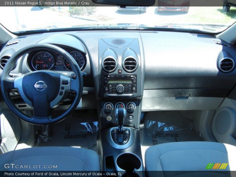 Indigo Blue Metallic / Gray 2011 Nissan Rogue S