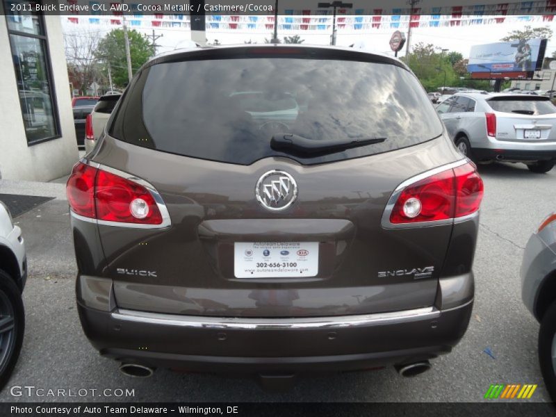 Cocoa Metallic / Cashmere/Cocoa 2011 Buick Enclave CXL AWD