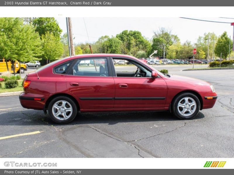  2003 Elantra GT Hatchback Chianti Red