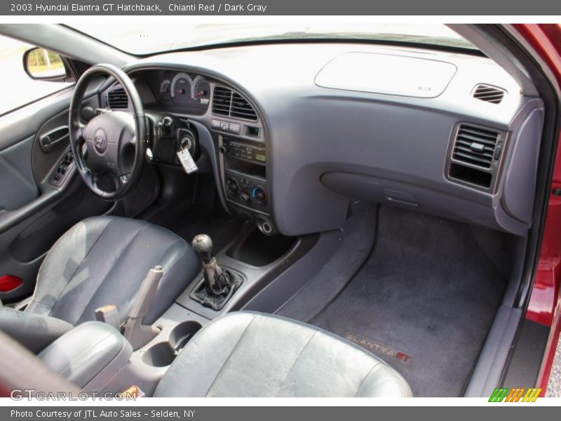 2003 Elantra GT Hatchback Dark Gray Interior