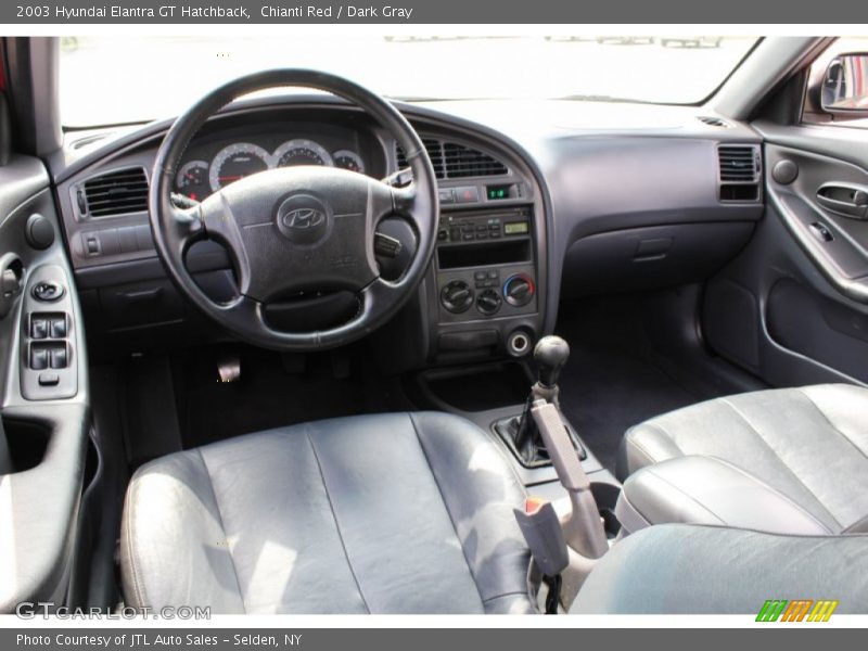 Dark Gray Interior - 2003 Elantra GT Hatchback 