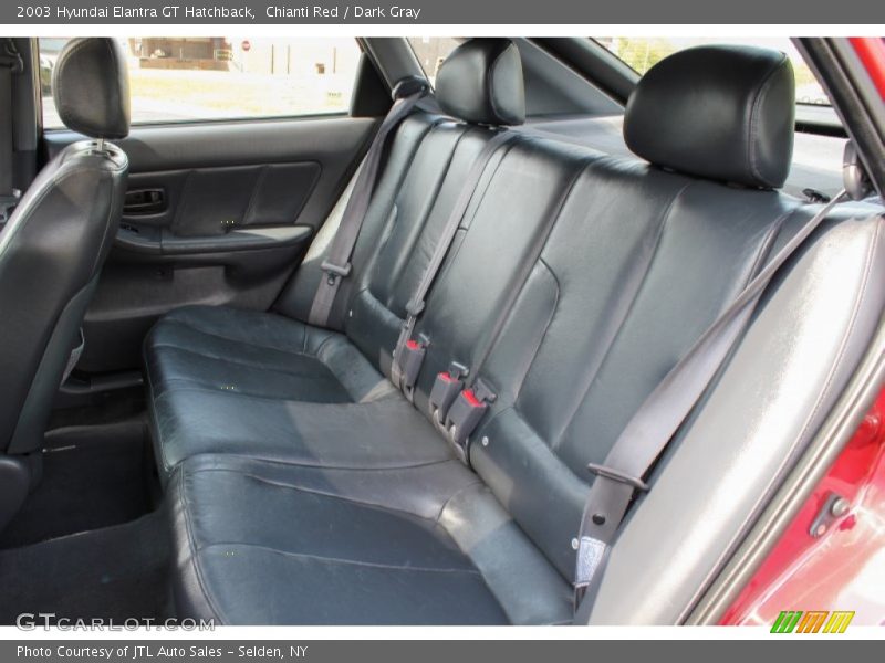 Rear Seat of 2003 Elantra GT Hatchback