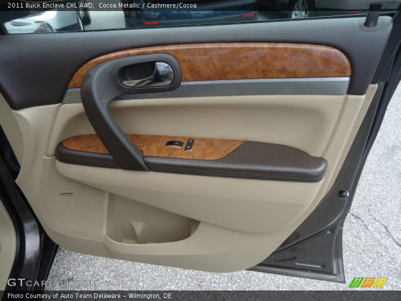Cocoa Metallic / Cashmere/Cocoa 2011 Buick Enclave CXL AWD