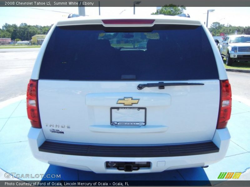 Summit White / Ebony 2008 Chevrolet Tahoe LS