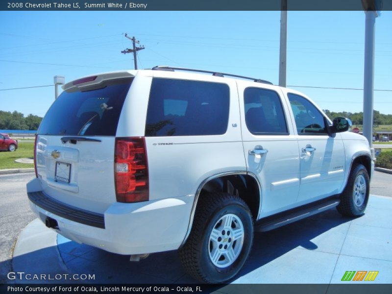 Summit White / Ebony 2008 Chevrolet Tahoe LS