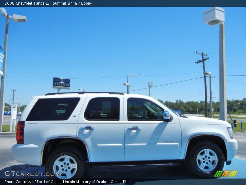 Summit White / Ebony 2008 Chevrolet Tahoe LS