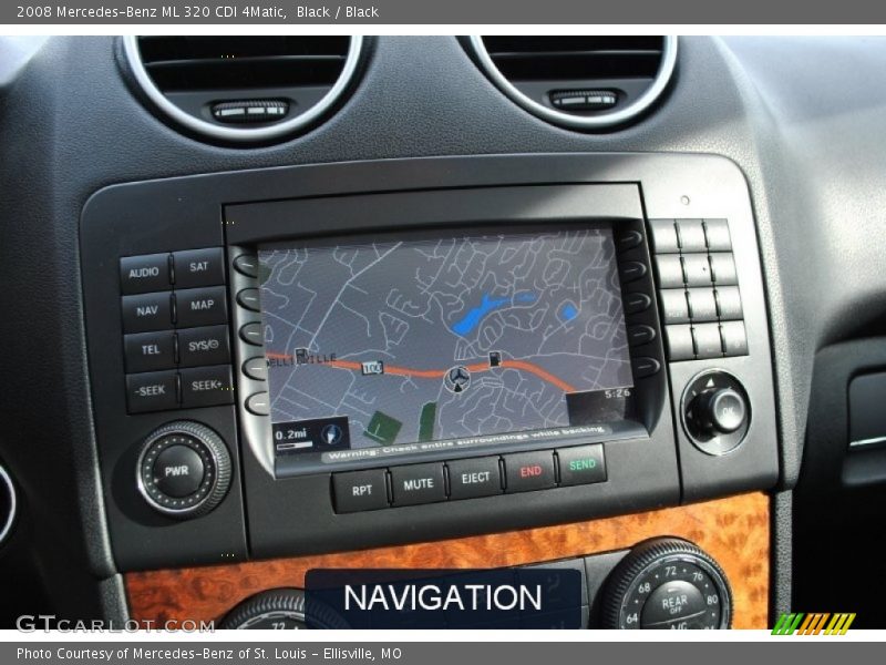 Black / Black 2008 Mercedes-Benz ML 320 CDI 4Matic