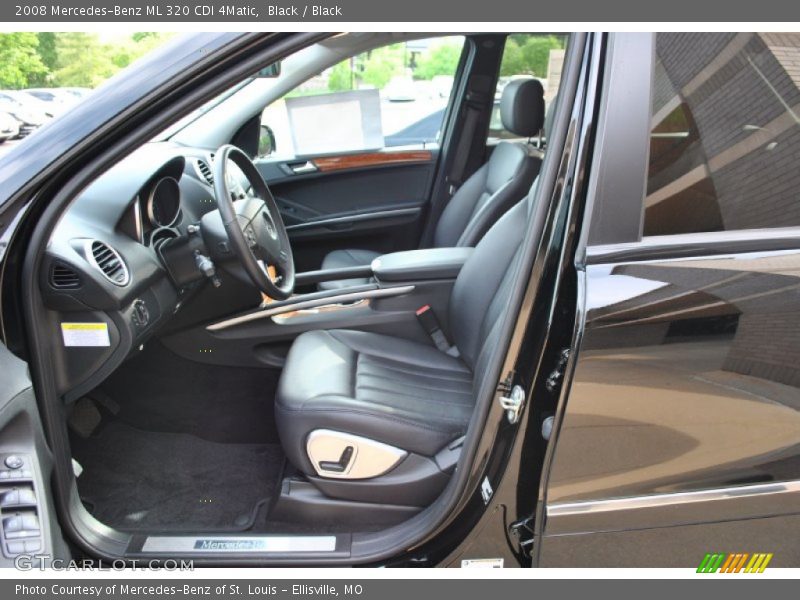 Black / Black 2008 Mercedes-Benz ML 320 CDI 4Matic