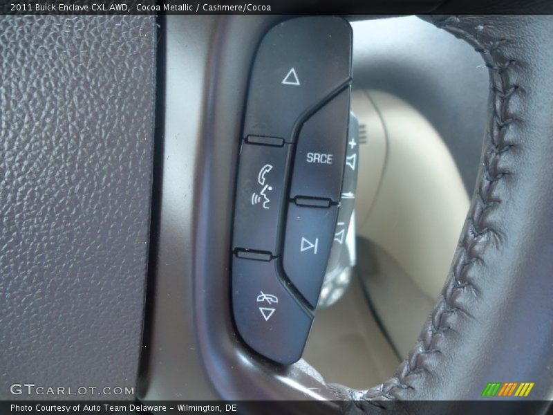 Cocoa Metallic / Cashmere/Cocoa 2011 Buick Enclave CXL AWD