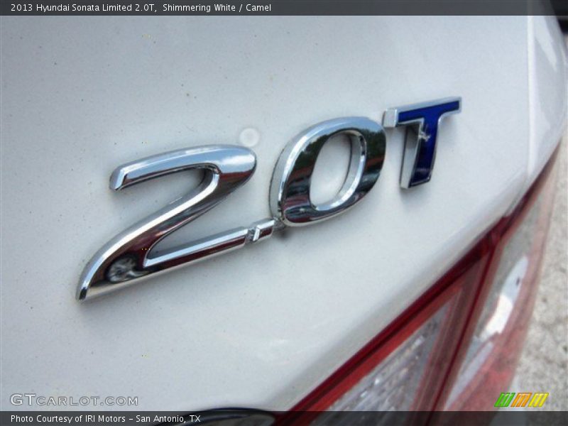 Shimmering White / Camel 2013 Hyundai Sonata Limited 2.0T