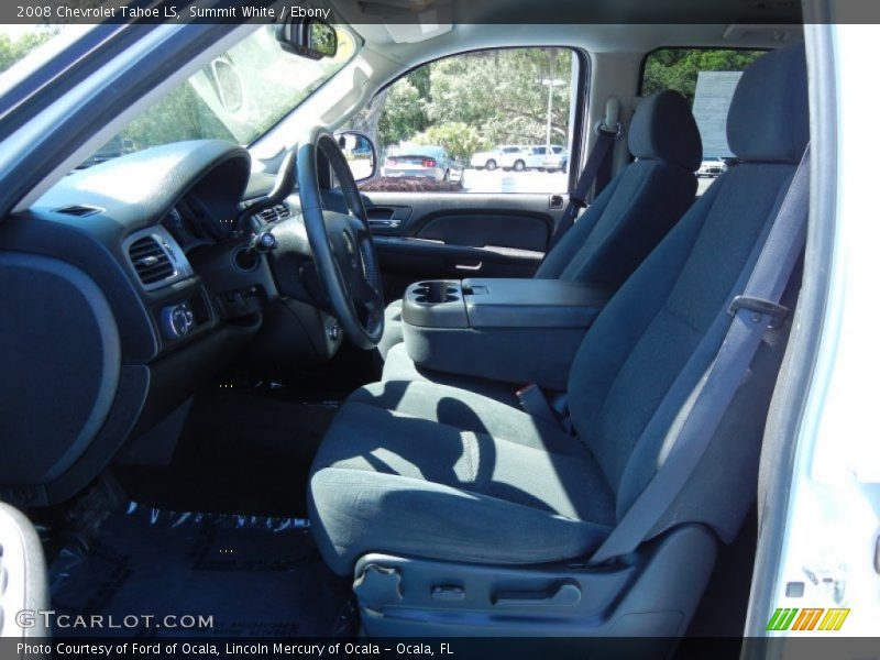 Summit White / Ebony 2008 Chevrolet Tahoe LS