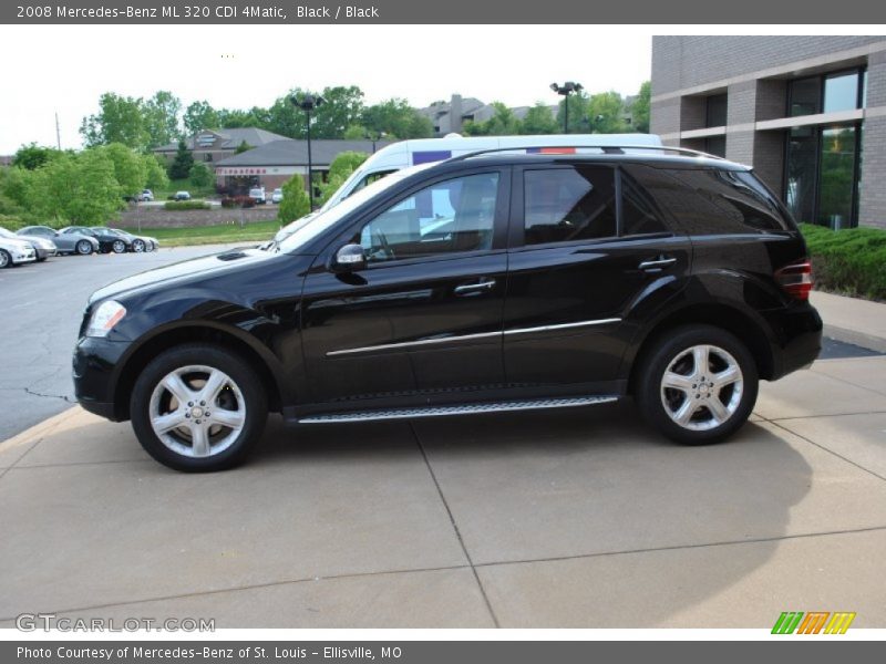 Black / Black 2008 Mercedes-Benz ML 320 CDI 4Matic