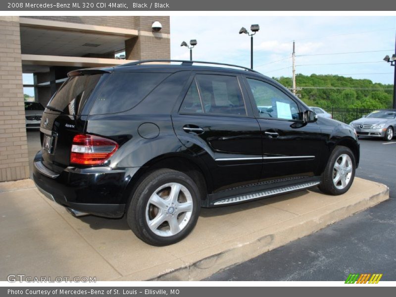 Black / Black 2008 Mercedes-Benz ML 320 CDI 4Matic