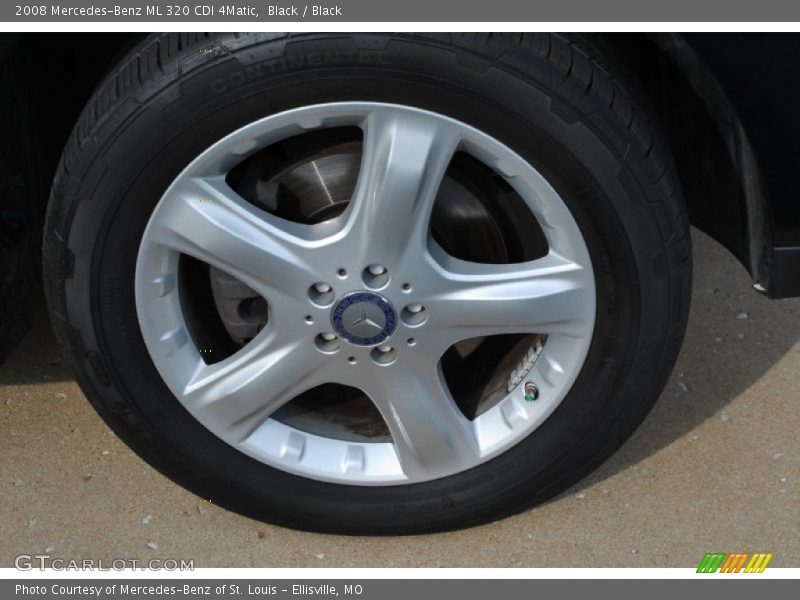 Black / Black 2008 Mercedes-Benz ML 320 CDI 4Matic