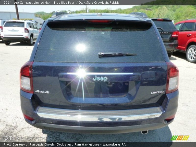 True Blue Pearl / Dark Slate Gray/Light Pebble 2014 Jeep Compass Limited 4x4
