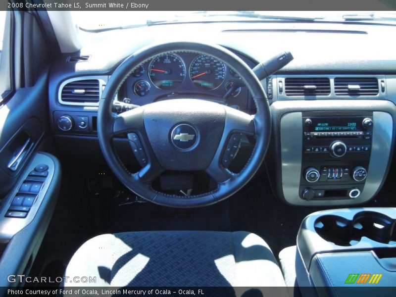 Summit White / Ebony 2008 Chevrolet Tahoe LS