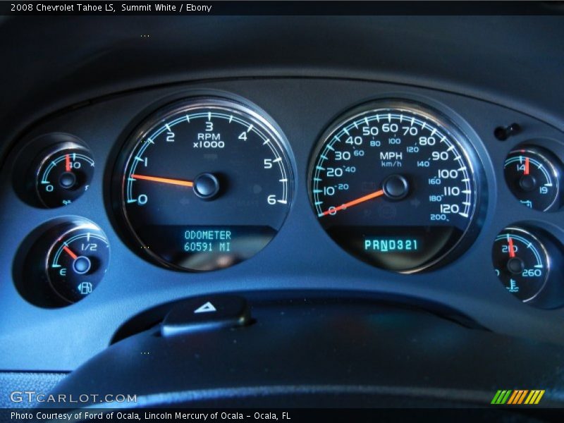 Summit White / Ebony 2008 Chevrolet Tahoe LS