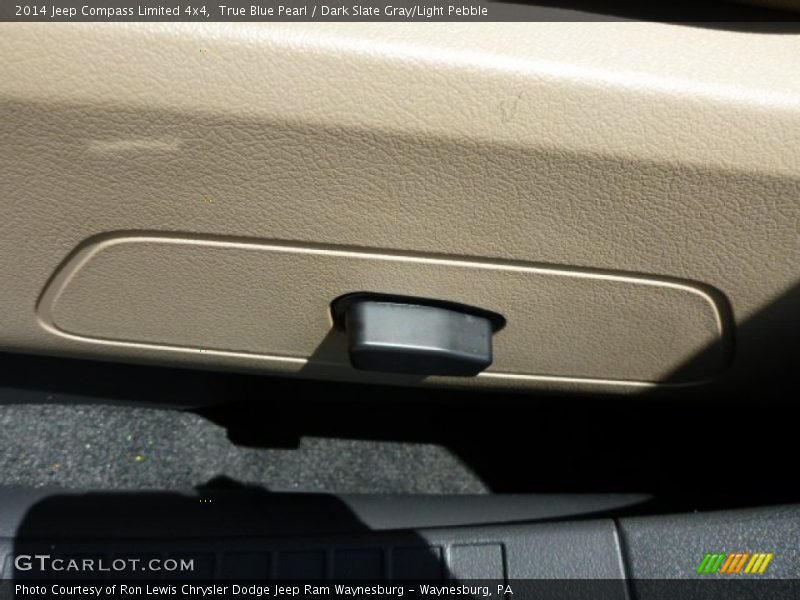 True Blue Pearl / Dark Slate Gray/Light Pebble 2014 Jeep Compass Limited 4x4