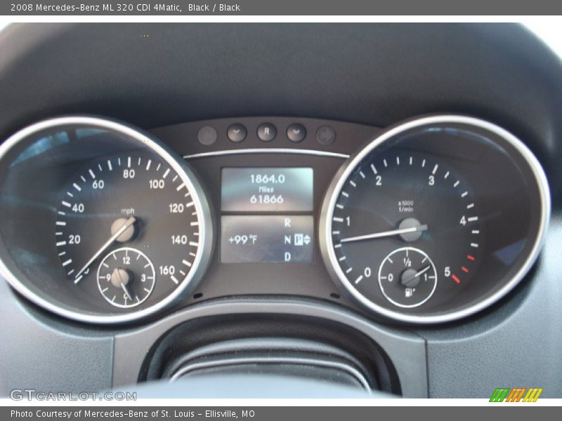 Black / Black 2008 Mercedes-Benz ML 320 CDI 4Matic