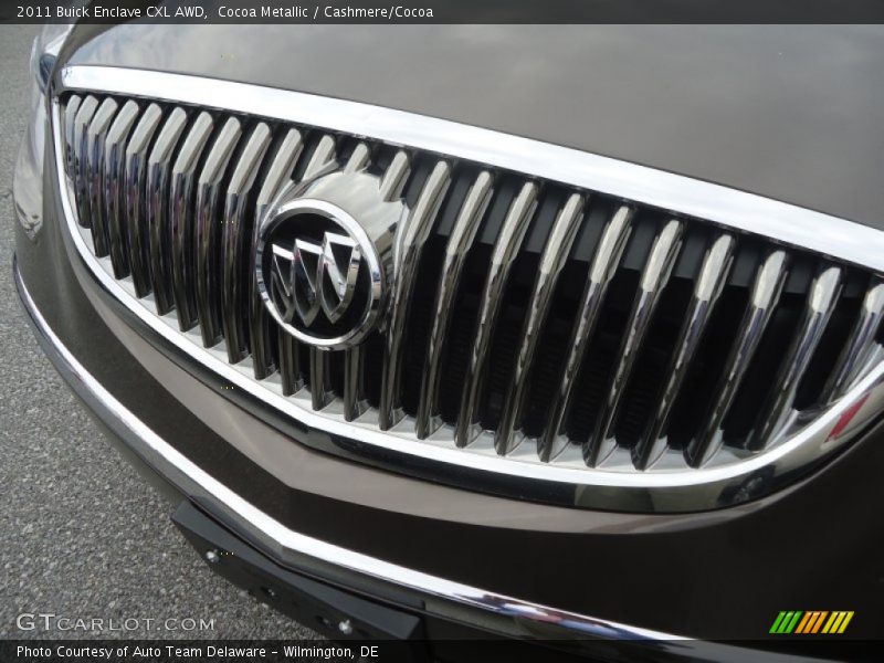 Cocoa Metallic / Cashmere/Cocoa 2011 Buick Enclave CXL AWD