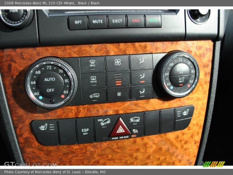 Black / Black 2008 Mercedes-Benz ML 320 CDI 4Matic