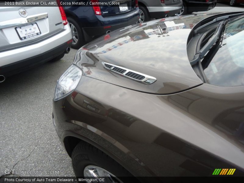 Cocoa Metallic / Cashmere/Cocoa 2011 Buick Enclave CXL AWD