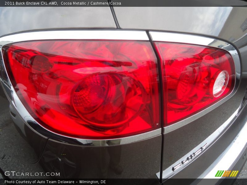 Cocoa Metallic / Cashmere/Cocoa 2011 Buick Enclave CXL AWD
