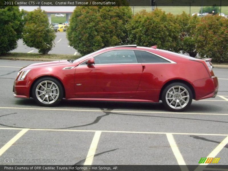  2011 CTS -V Coupe Crystal Red Tintcoat