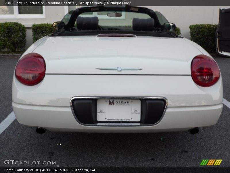 Whisper White / Midnight Black 2002 Ford Thunderbird Premium Roadster