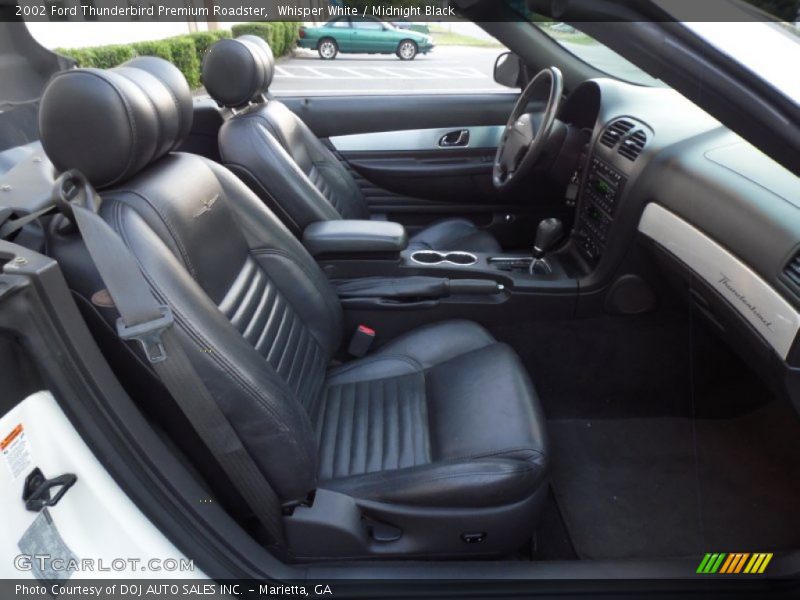  2002 Thunderbird Premium Roadster Midnight Black Interior