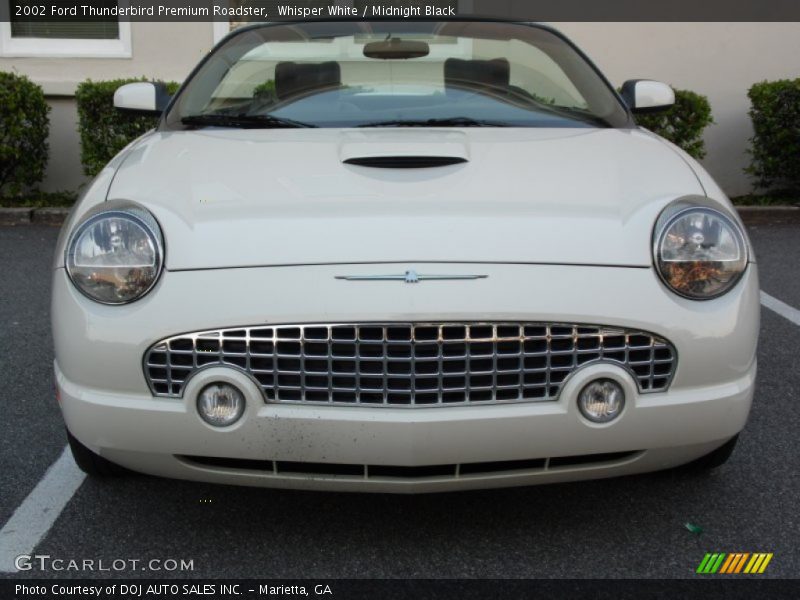 Whisper White / Midnight Black 2002 Ford Thunderbird Premium Roadster