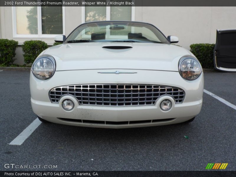 Whisper White / Midnight Black 2002 Ford Thunderbird Premium Roadster