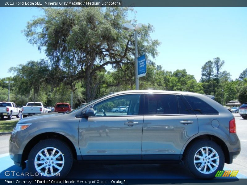 Mineral Gray Metallic / Medium Light Stone 2013 Ford Edge SEL