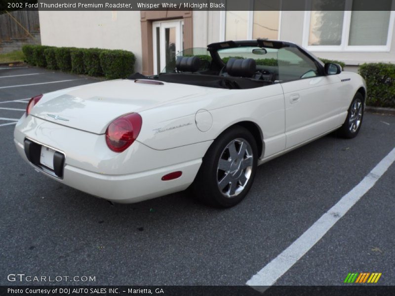 Whisper White / Midnight Black 2002 Ford Thunderbird Premium Roadster