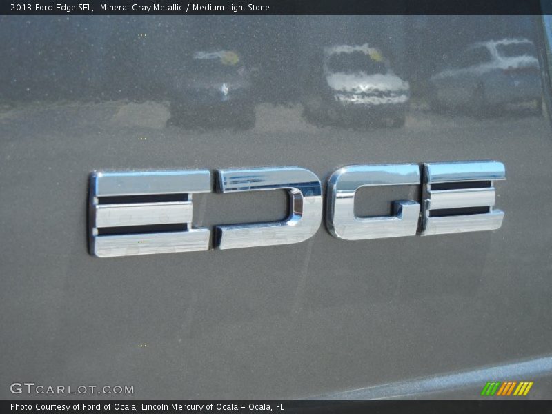 Mineral Gray Metallic / Medium Light Stone 2013 Ford Edge SEL