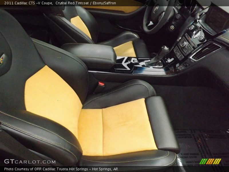 Front Seat of 2011 CTS -V Coupe