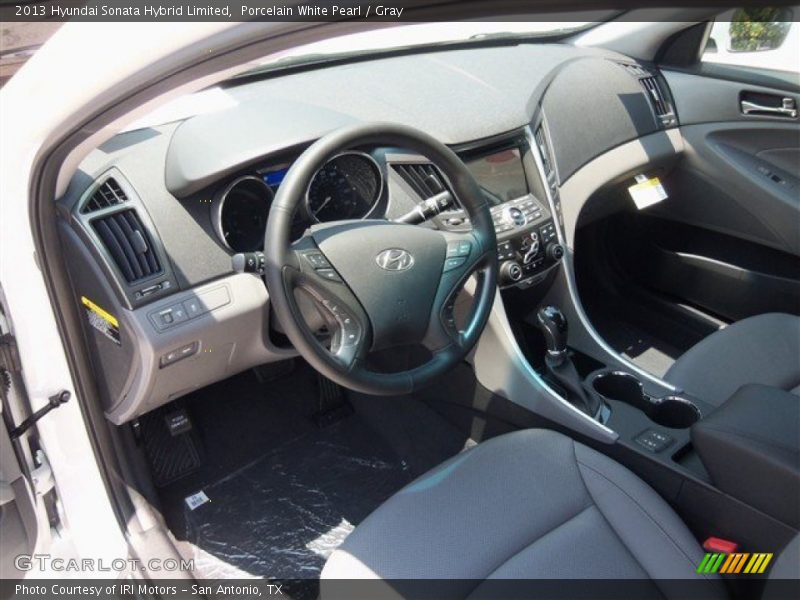  2013 Sonata Hybrid Limited Gray Interior