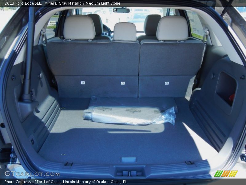 Mineral Gray Metallic / Medium Light Stone 2013 Ford Edge SEL