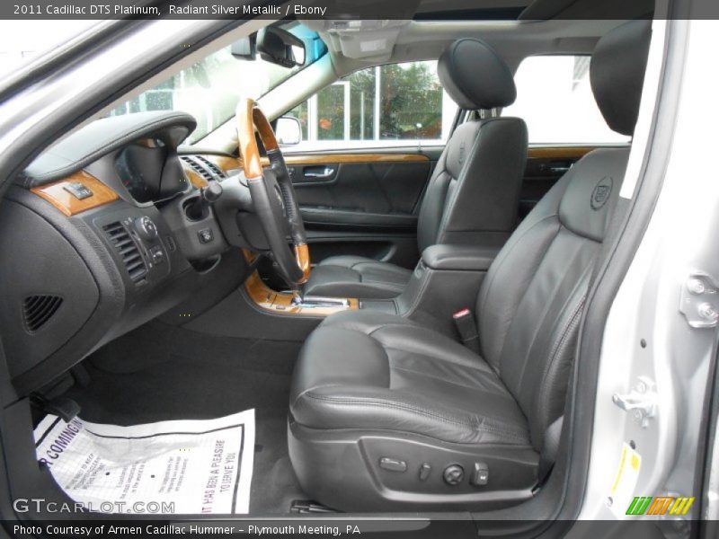  2011 DTS Platinum Ebony Interior