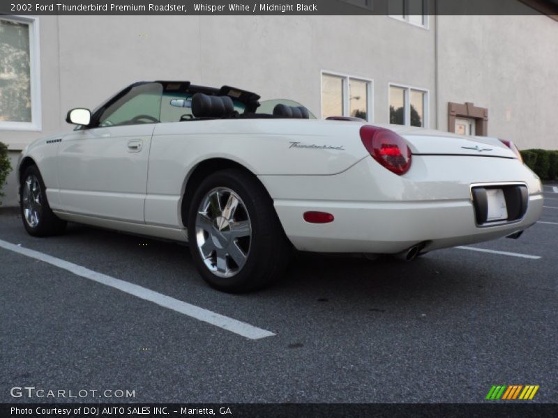 Whisper White / Midnight Black 2002 Ford Thunderbird Premium Roadster