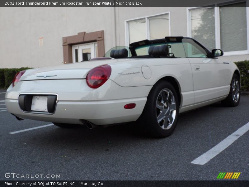 Whisper White / Midnight Black 2002 Ford Thunderbird Premium Roadster