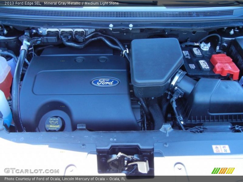Mineral Gray Metallic / Medium Light Stone 2013 Ford Edge SEL