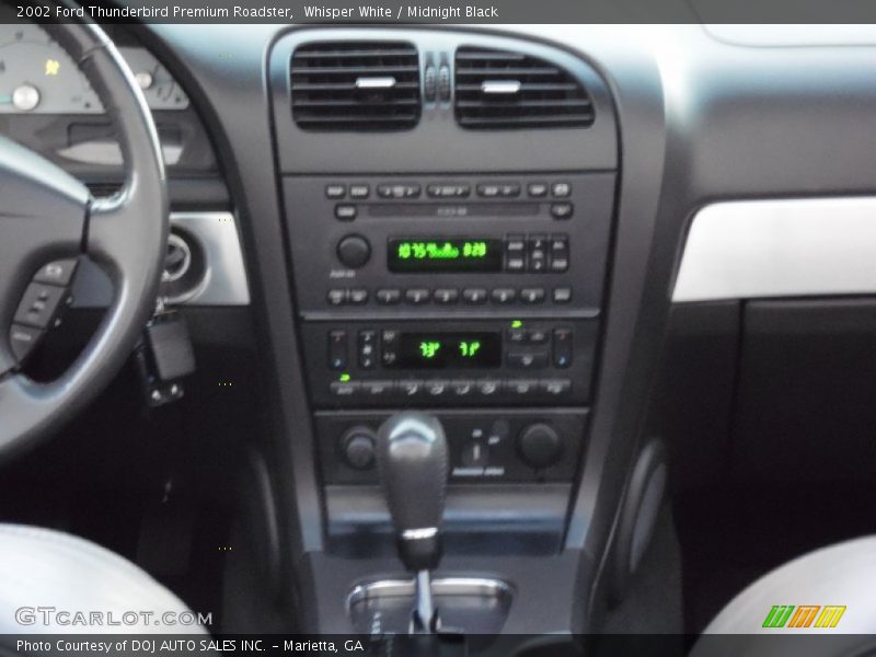 Controls of 2002 Thunderbird Premium Roadster