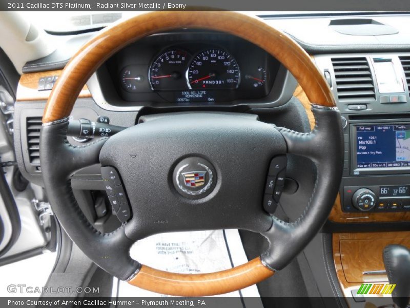  2011 DTS Platinum Steering Wheel